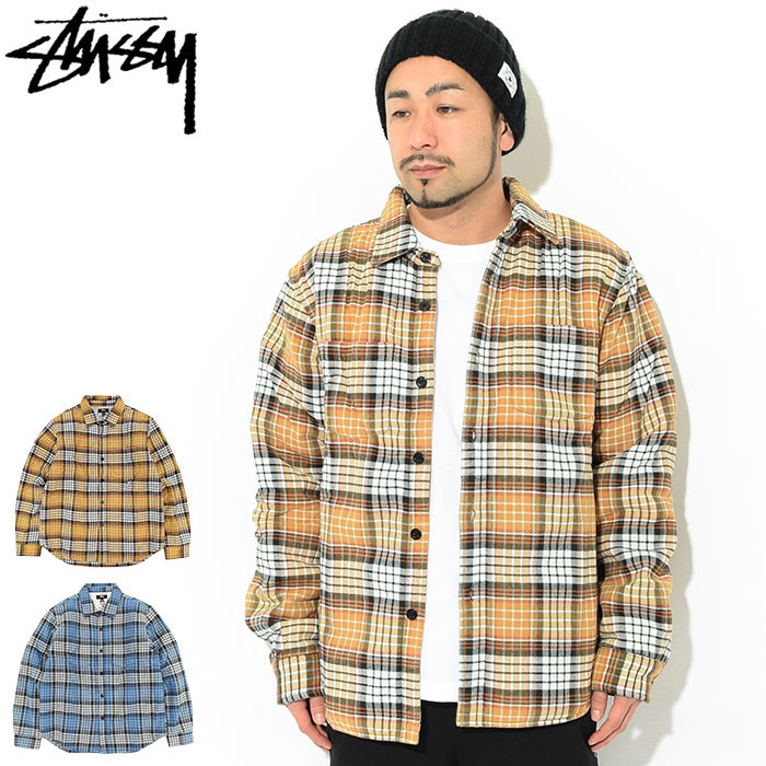 楽天市場】ステューシー STUSSY シャツ 長袖 メンズ Dax Plaid