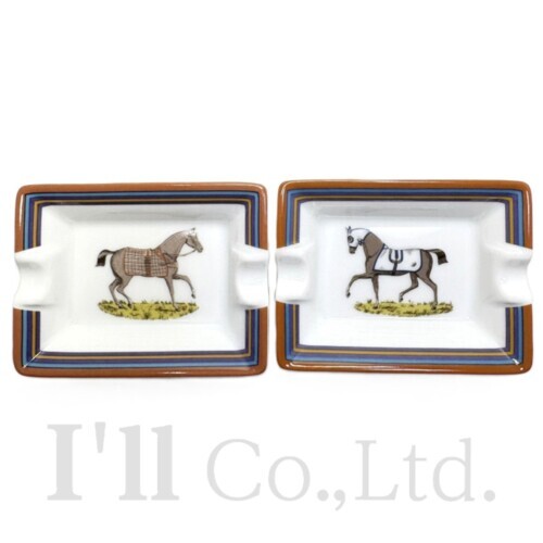 楽天市場】【Aランク】 エルメス HERMES アッシュトレイ 灰皿 陶磁器