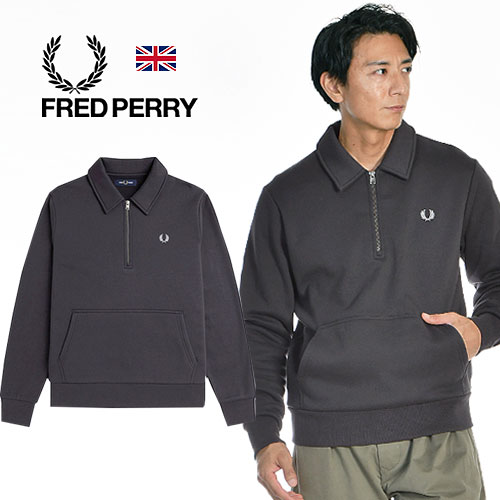 楽天市場】[期間SALE] FRED PERRY/フレッドペリー HALF ZIP FLEECE