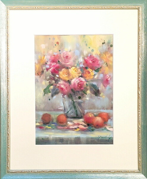 楽天市場】絵画 原画 「初心」 水彩/パステル F4 アンティークホワイト