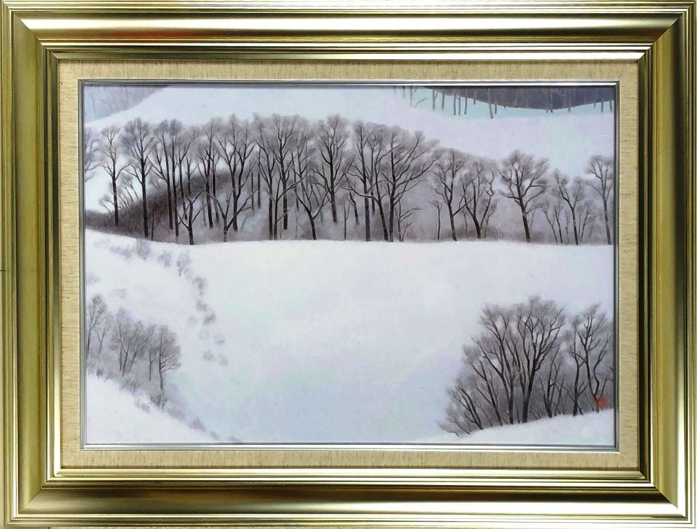 楽天市場】東山魁夷 「朝雲」 工芸画10号 : 小野画廊