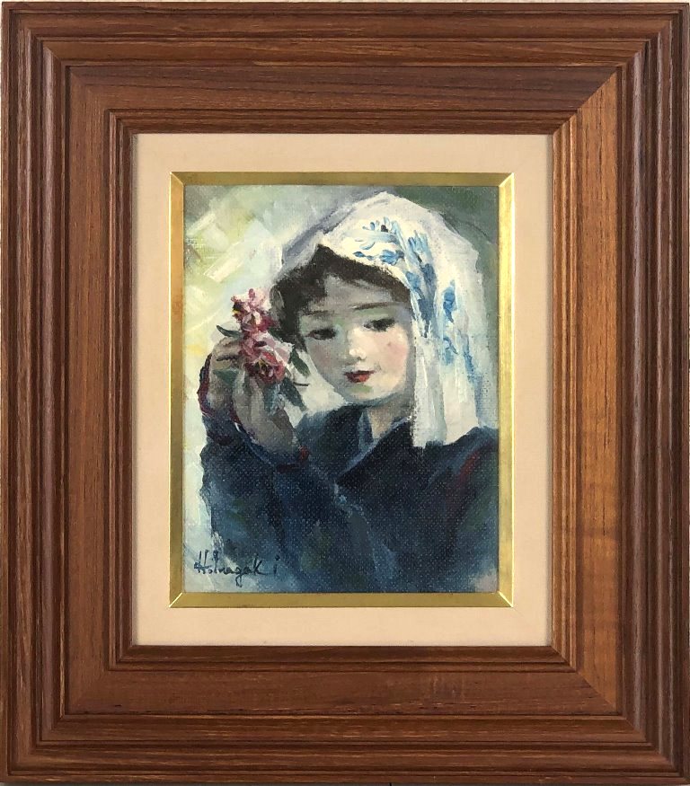 楽天市場】原田 優 「少女」 油彩4号 : 小野画廊