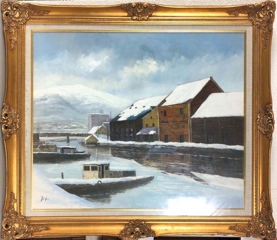 楽天市場】北村 巌 「武蔵野」 油彩8号 : 小野画廊