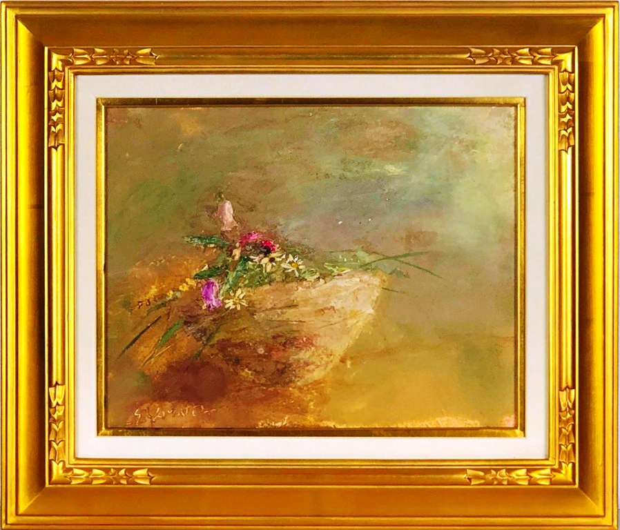 楽天市場】湯浅洋子 「ばら」 油彩4号 : 小野画廊