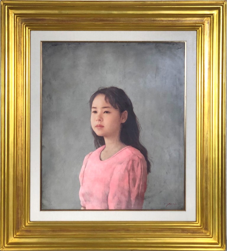 楽天市場】原田 優 「少女」 油彩4号 : 小野画廊