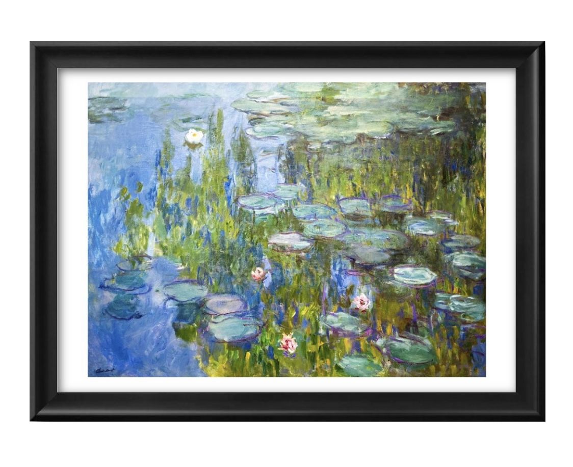 楽天市場】クロード モネ 睡蓮の池に架かる橋 A3 サイズ ポスター