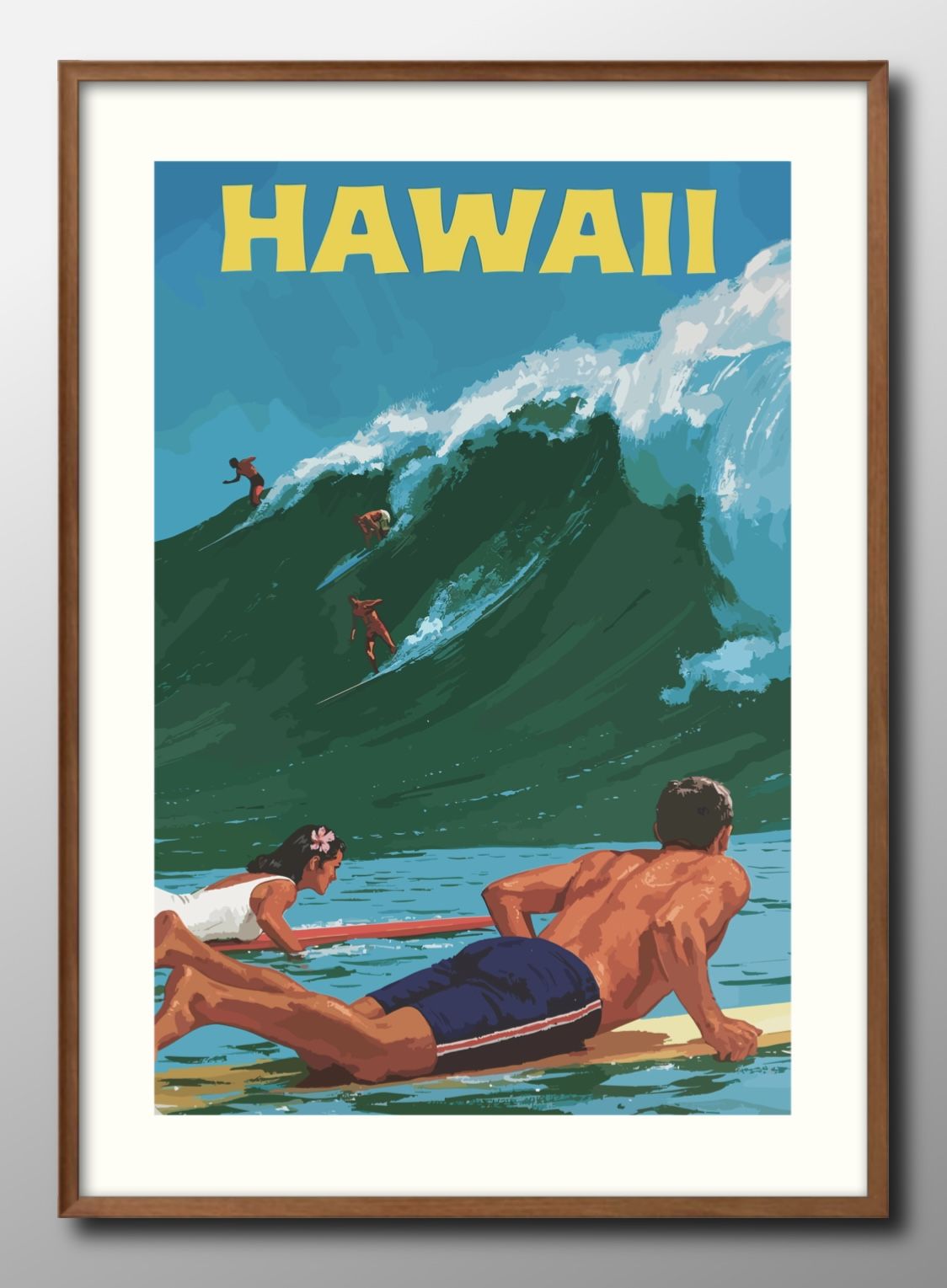 楽天市場】ハワイ hawaii ダイヤモンドヘッド A3 サイズ ポスター