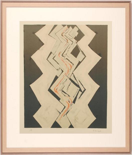 楽天市場】坂本善三 古式 抽象画 絵 リトグラフ 版画 インテリア