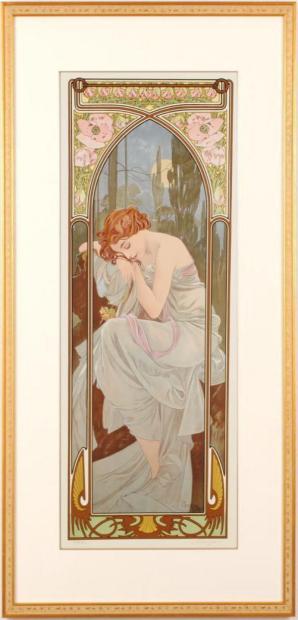 楽天市場】アルフォンス・ミュシャ 四季・秋 アールヌーボー 絵画