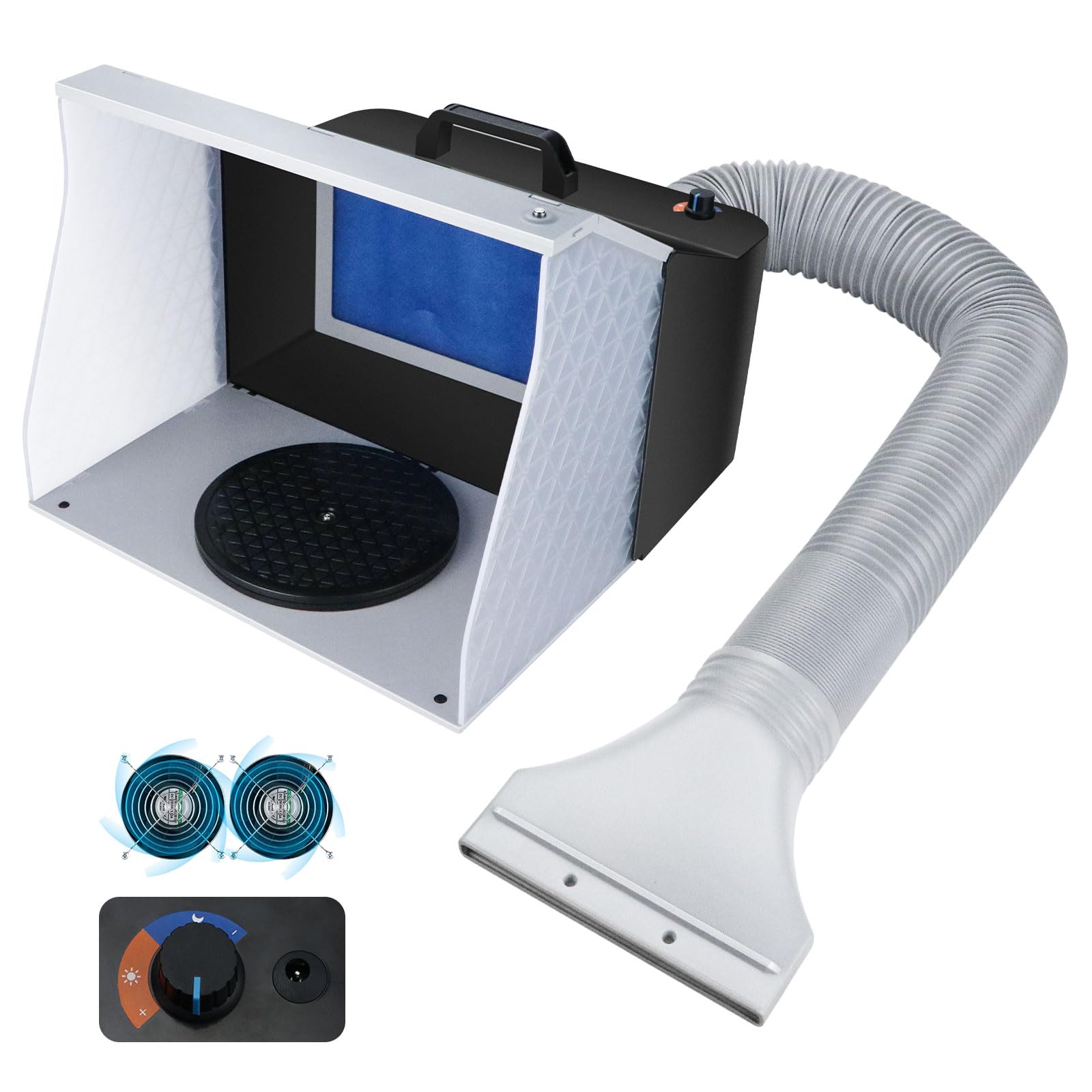 楽天市場】urlife塗装ブーススプレーブース2基ファン9.2m3/min「極