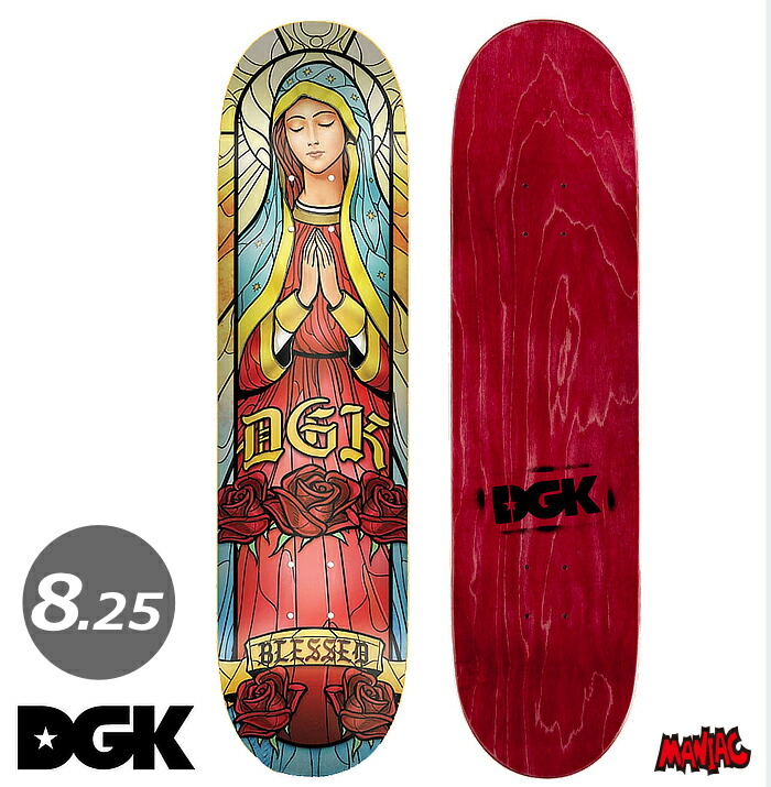 楽天市場】スケボー デッキ 8.06 単品 スケートボード DGK