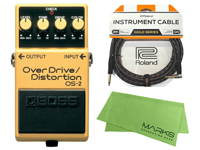 楽天市場】BOSS TURBO Distortion DS-2 + Roland ケーブル セット