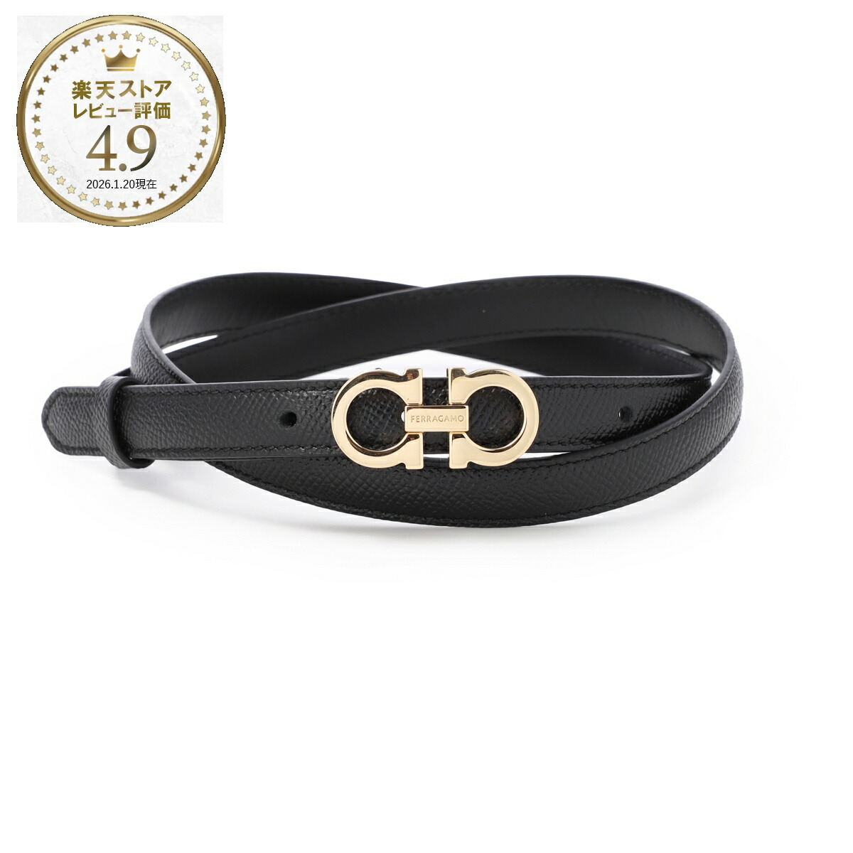 楽天市場】フェラガモ ベルト グレー レディース Salvatore Ferragamo