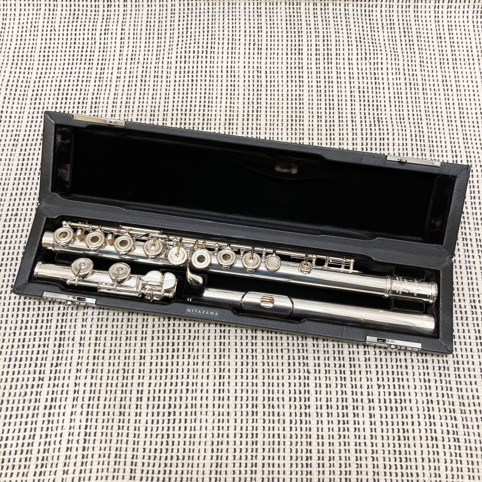 楽天市場】ミヤザワ フルート CRESTA Silver CS 958 Type-B オフセット