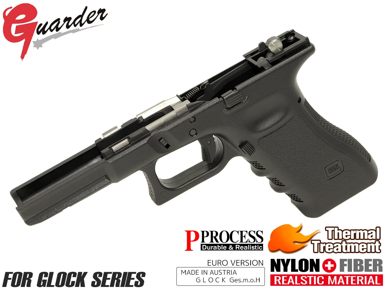 楽天市場】GLK-180(BK)□GUARDER GLOCK Gen.3 オリジナルフレーム US