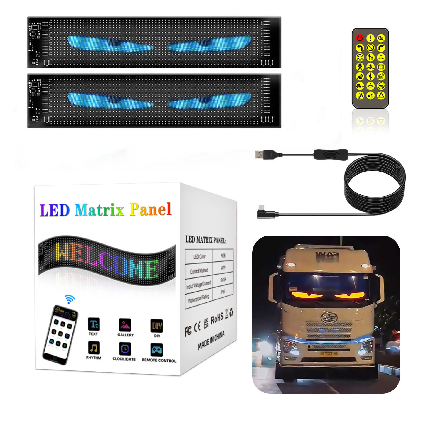 楽天市場】【千円割引有!】LEDサインディスプレイ（デビルアイ3