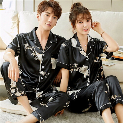 楽天市場】洗える 合成 シルク パジャマ 半袖 レディース ワンピース