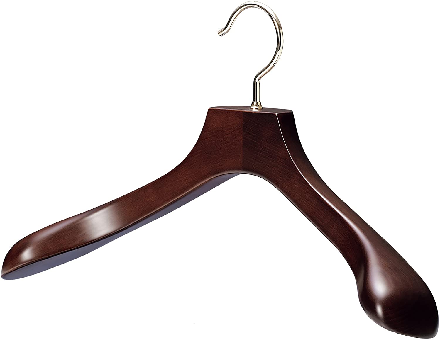 楽天市場】AUT-05/w460/フェルトバー/大きめ木製メンズスーツハンガー