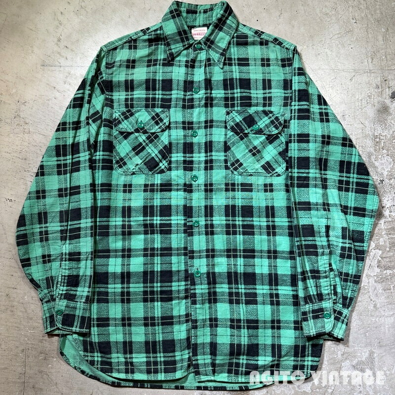 楽天市場】50's PENNEY'S Print Flannel Shirt L / JCペニー ペニーズ