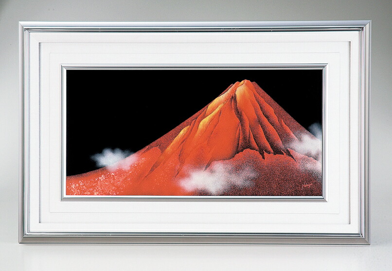 楽天市場】富士 漆絵 パネル 絵画 額入り おしゃれ ギフト 越前漆器 艶