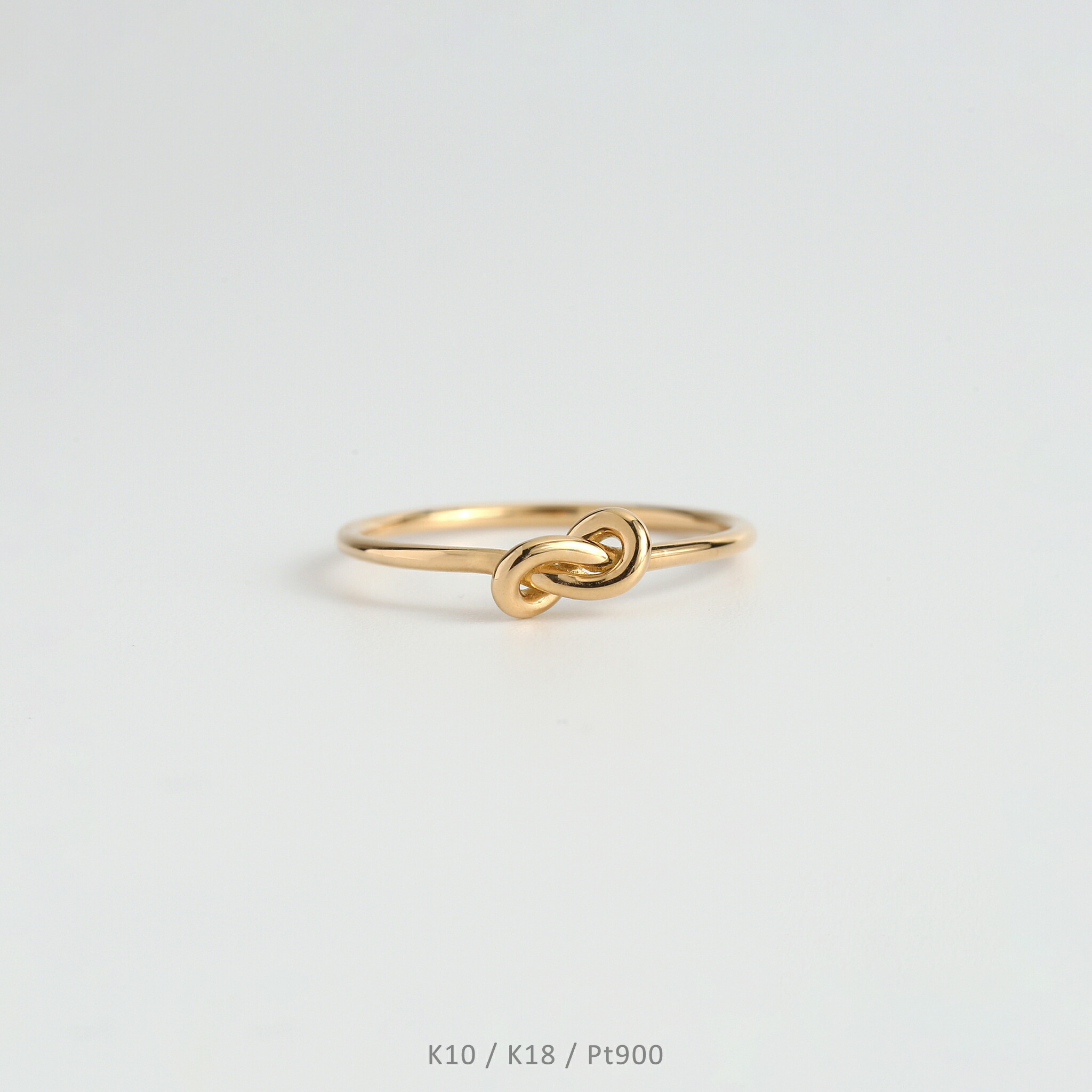 楽天市場】【Lourdes Ring】 K10/K18/Pt900 編み込み モチーフ 地金