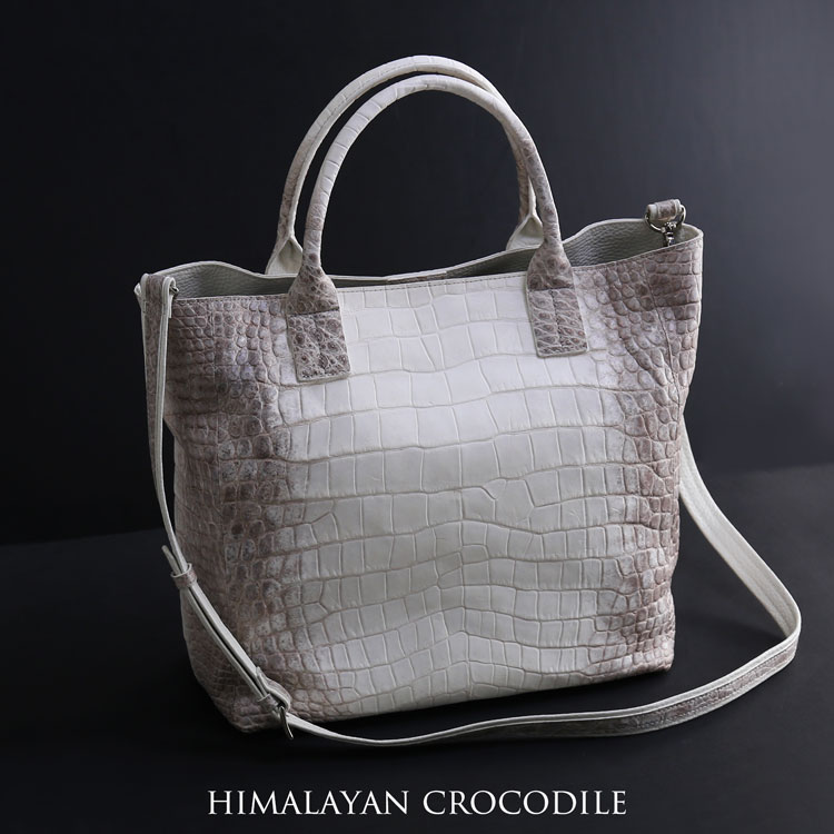 楽天市場】【期間限定価格】ヒマラヤ クロコダイル トートバッグ