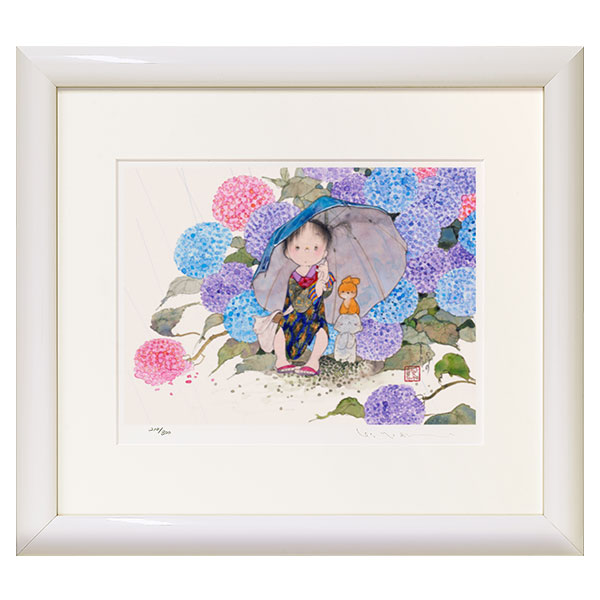 楽天市場】中島 潔 「 通り雨 」 リトグラフ 版画 : 内田画廊