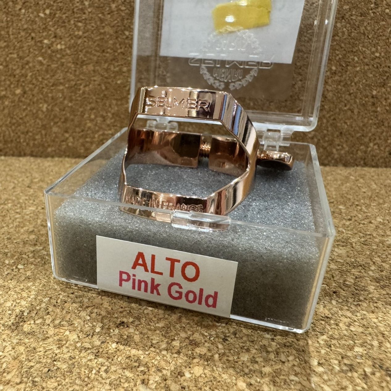 楽天市場】セルマー バリトンサックス リガチャー ピンクゴールド