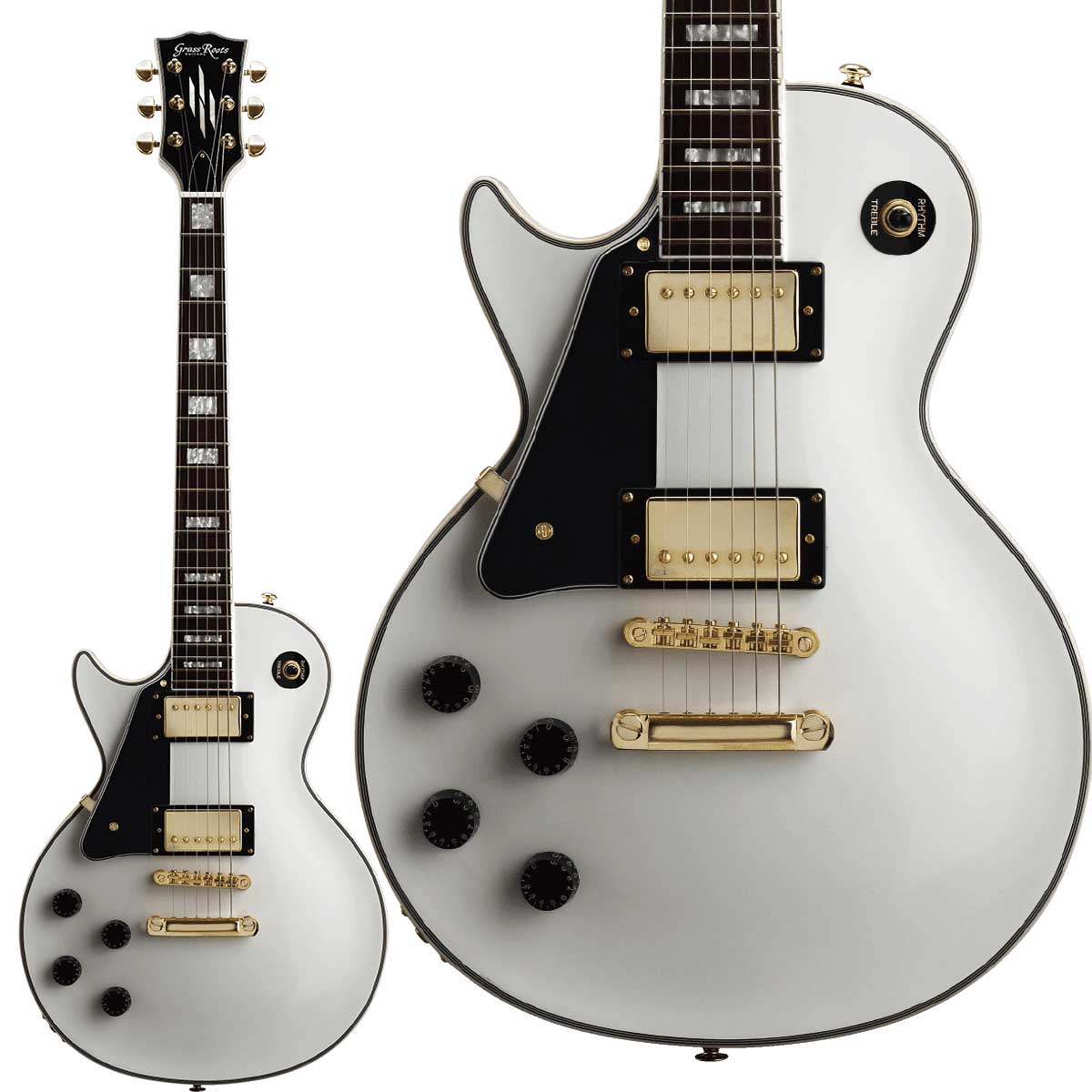 楽天市場】GrassRoots G-LP-60C Left Hand 新品 ホワイト[グラスルーツ