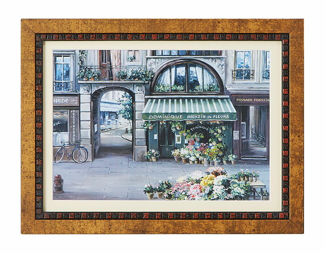 楽天市場】油絵 南イタリアの額絵 アート 絵画 額縁 輸入家具