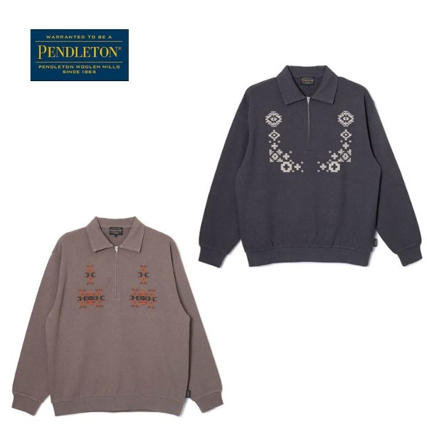 楽天市場】USA製 PENDLETON ペンドルトン ハーフジップ ウール 長袖