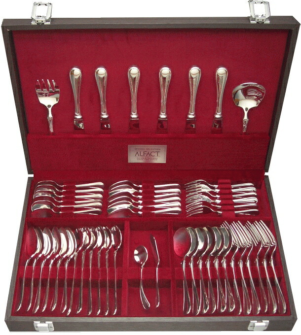 楽天市場】ALFACT 洋白銀器 唐草 ディナーセット24pc カトラリーセット