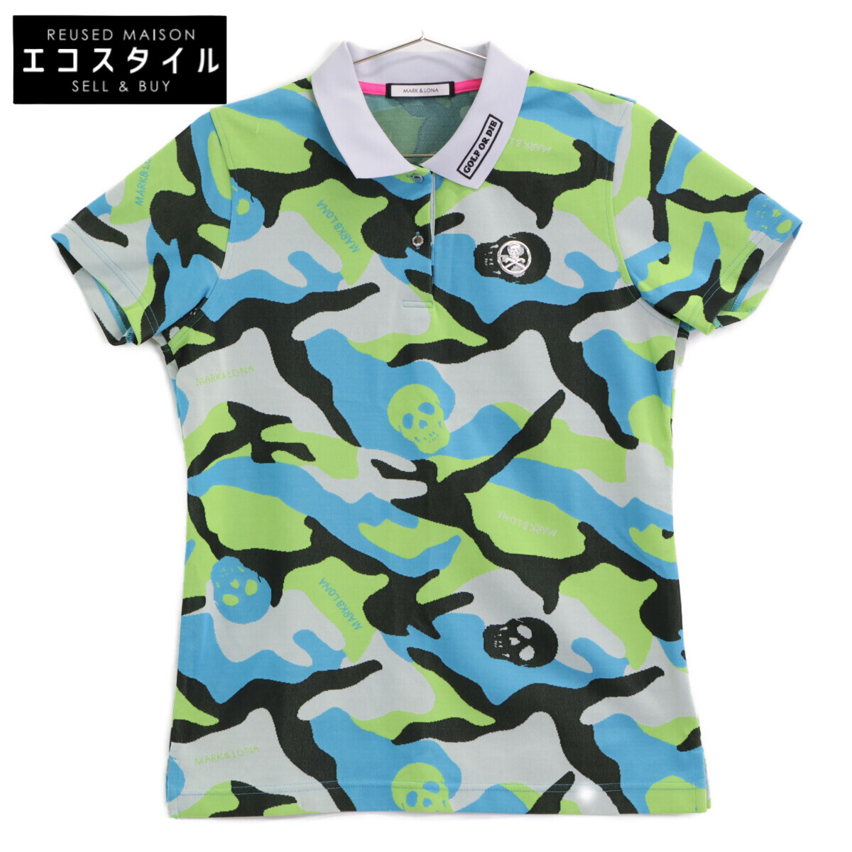 楽天市場】MARK&LONA マーク&ロナ ポロシャツ 良好 サイズ:50 総柄 MLM