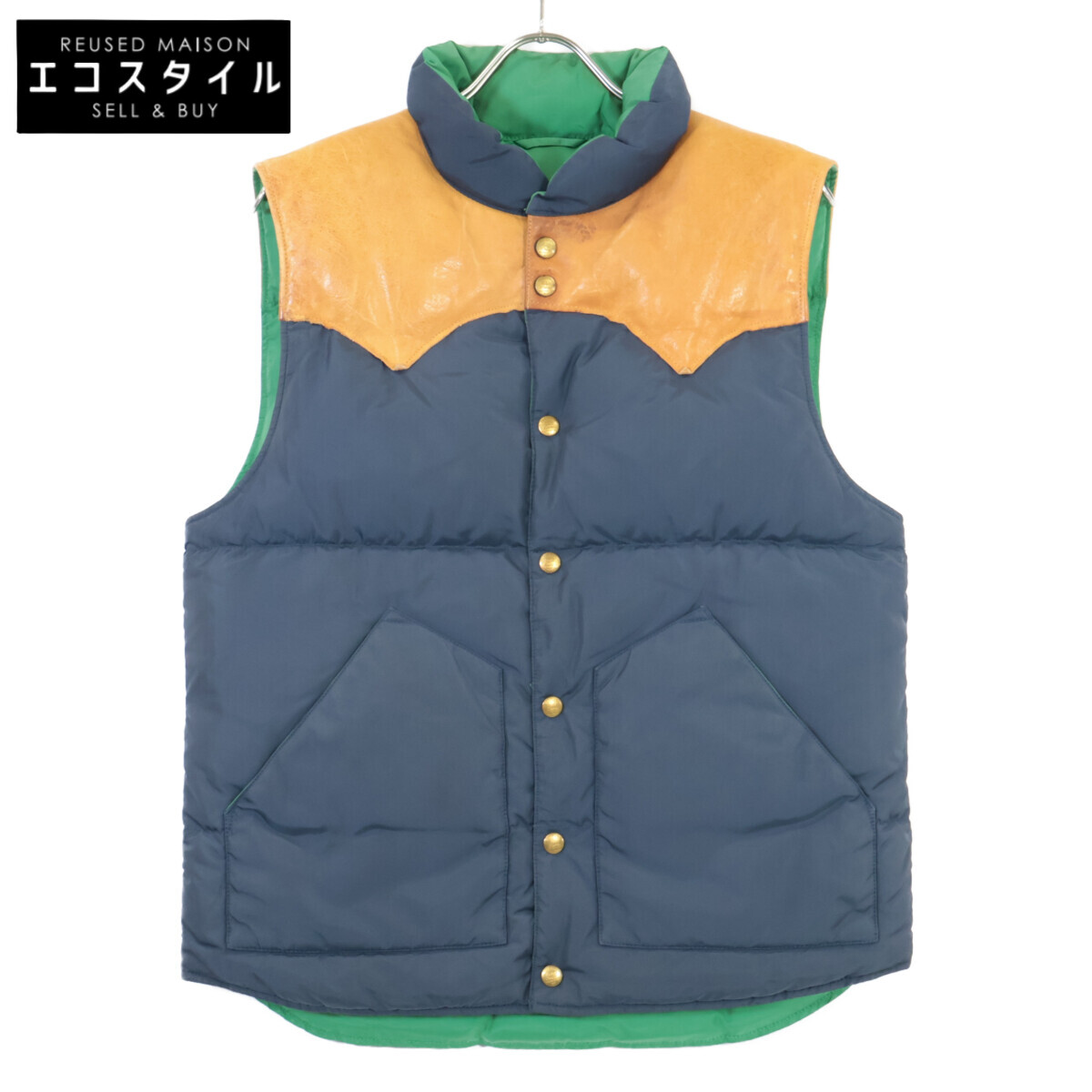 楽天市場】RRL ダブルアールエル ダウン ベスト サイズ:S 襟ムートン