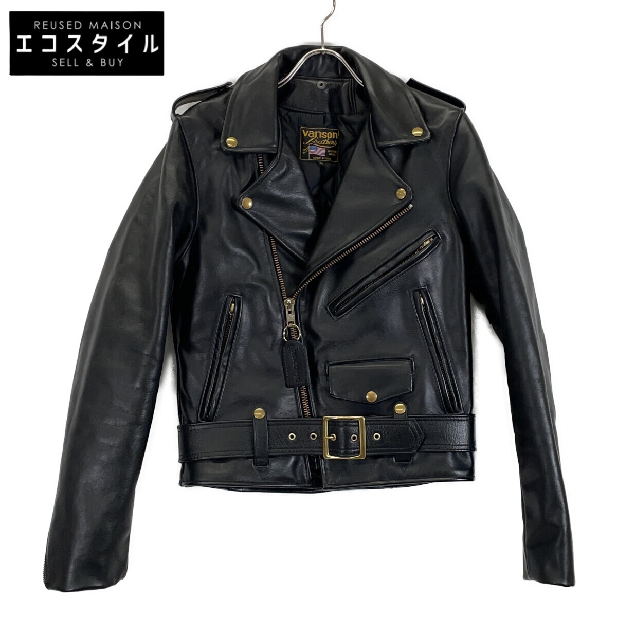 楽天市場】【VANSON】バンソン ホースハイドレザーENFライダース