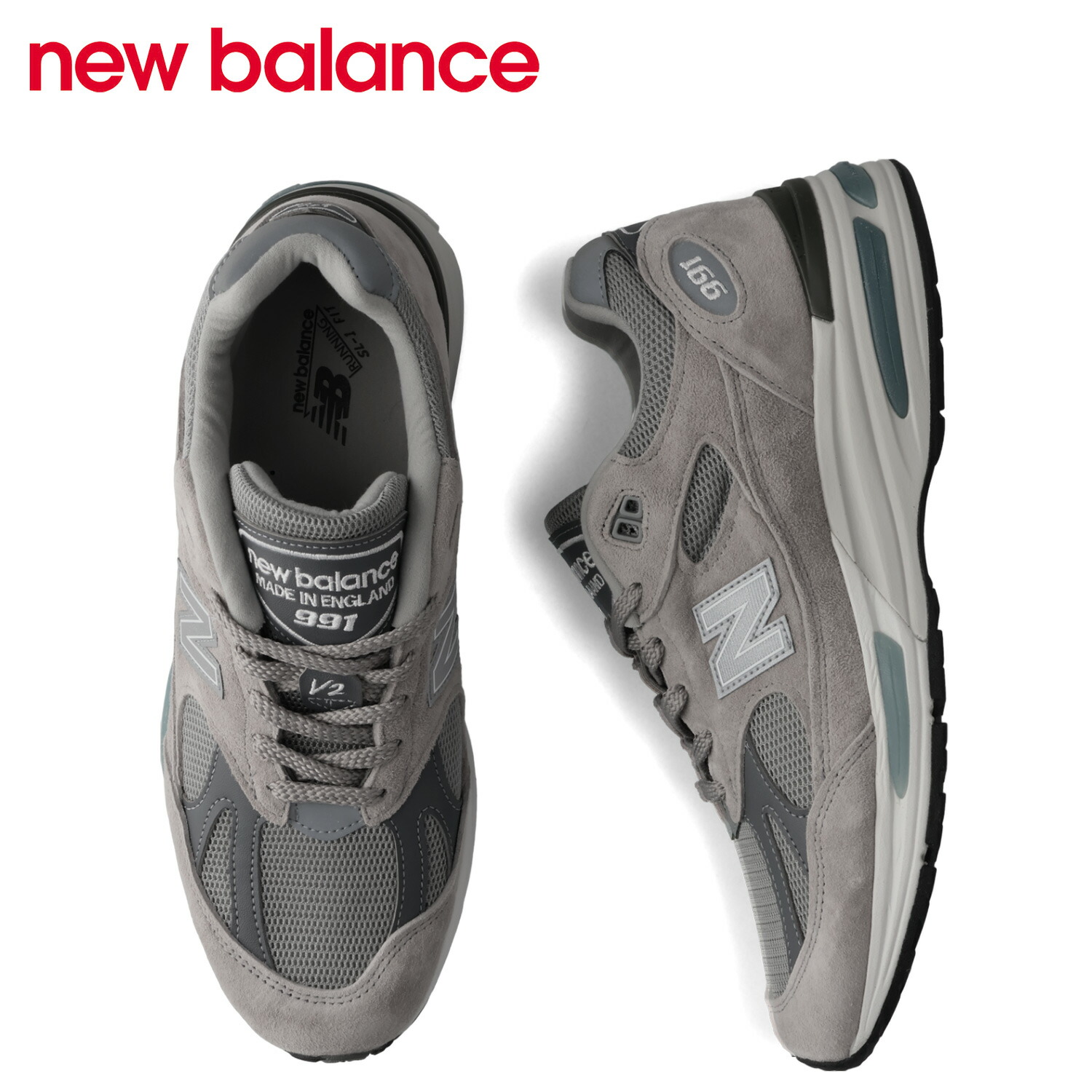 楽天市場】new balance ニューバランス 991 V2 スニーカー メンズ D