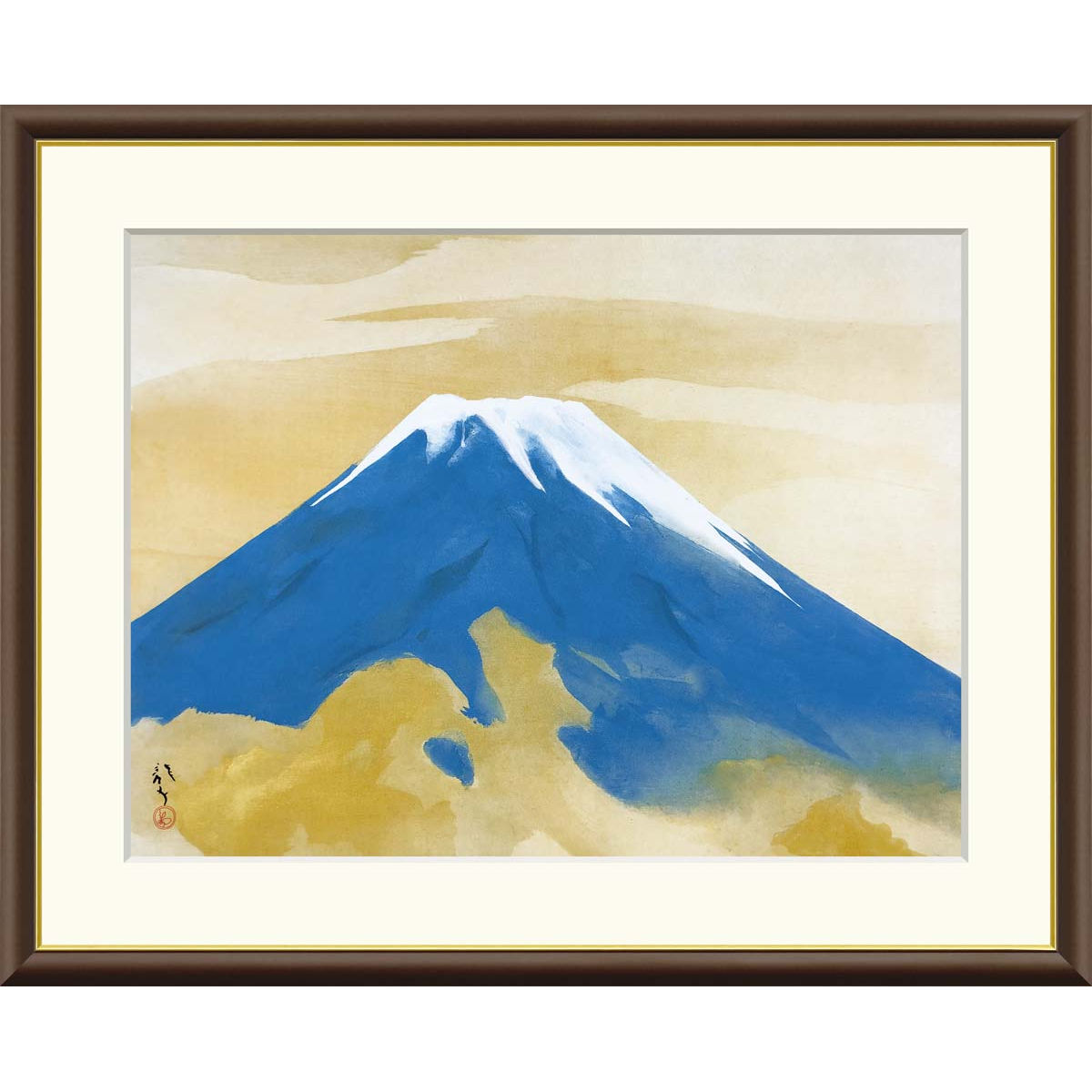 楽天市場】富士山 絵画 風景画 和風 インテリア リトグラフ 版画 川崎