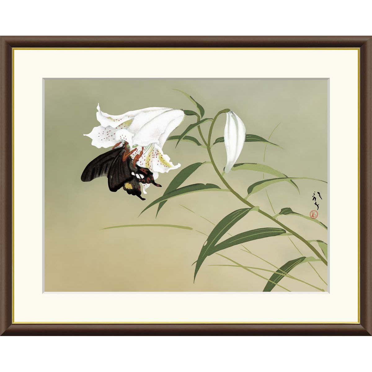 楽天市場】川端龍子 秋鱗 52×42cm 日本画 かわばた りゅうし 紅葉 秋