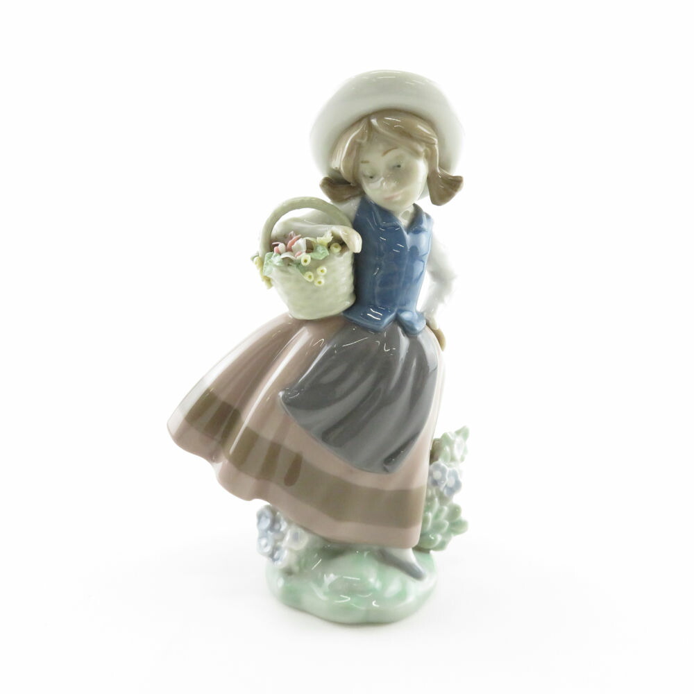 楽天市場】LLADRO リヤドロ 5221「甘い花の香り」 フィギュリン 置物