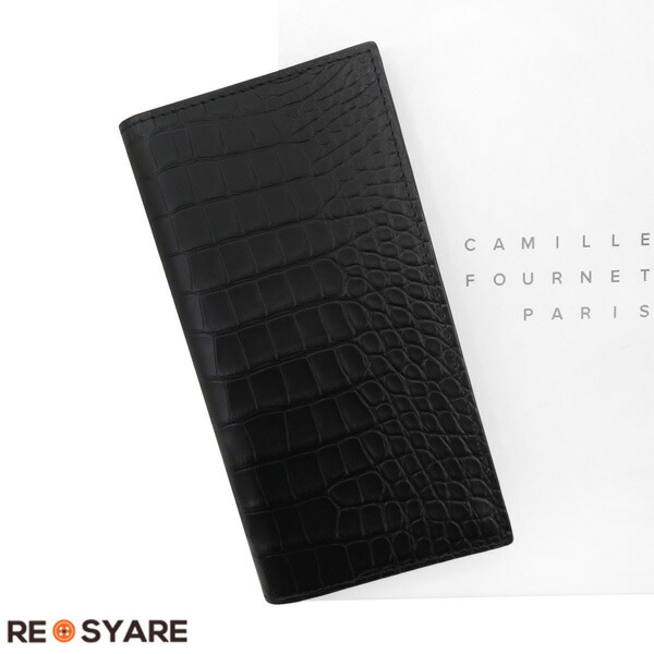 楽天市場】カミーユフォルネ 長財布 アリゲーター ブラック 21.07