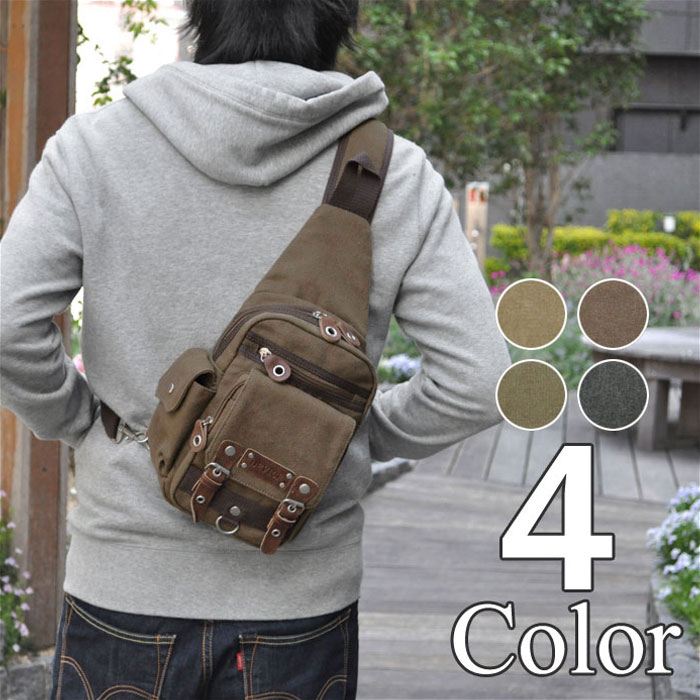 楽天市場】DEVICE(デバイス) 部分レザー使い ボディバッグ 鞄 カバン