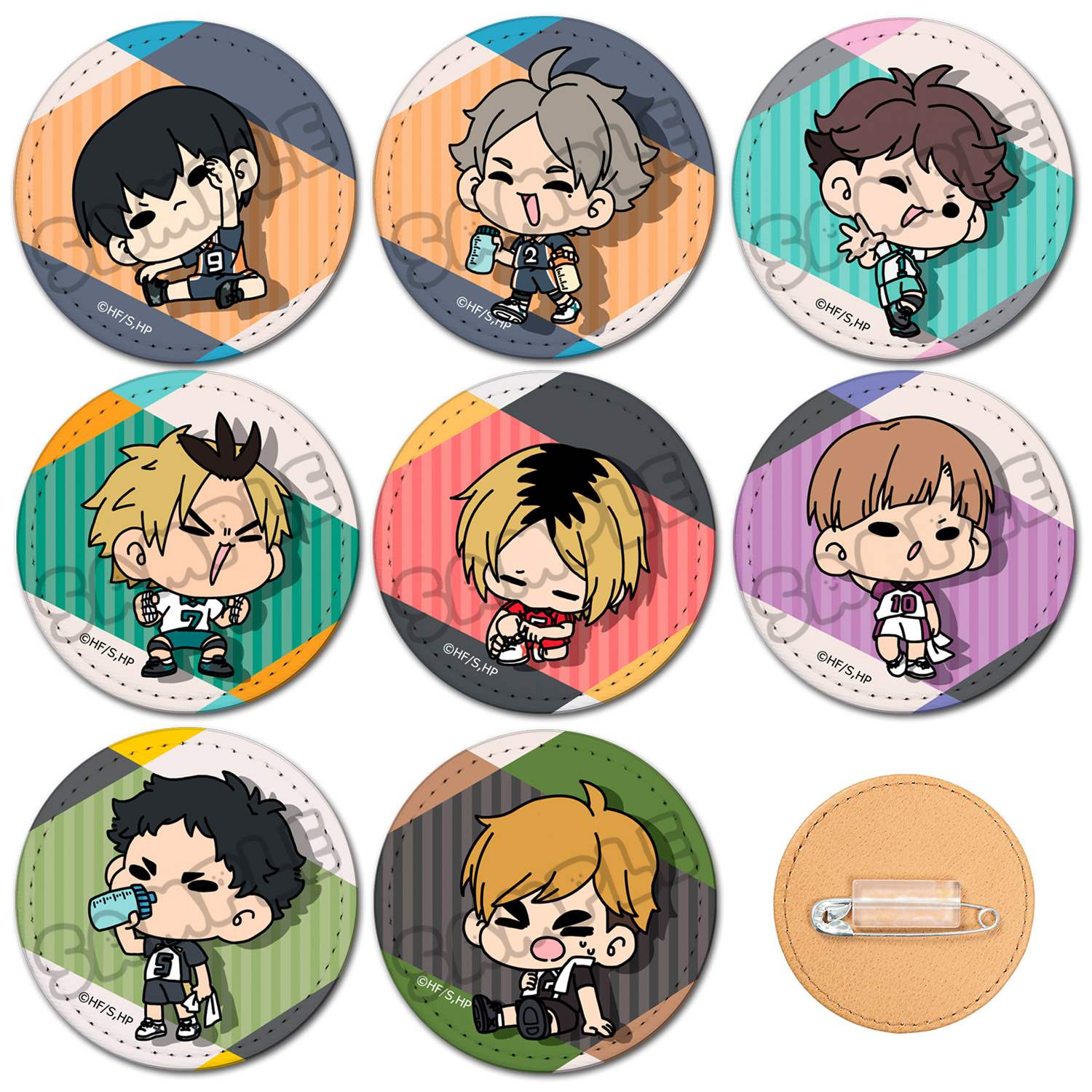 楽天市場】『ハイキュー!!』第6弾 星型缶バッジ PJ(宮 侑) 公認グッズ