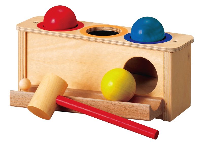 楽天市場】ミッキィ社 ノックアウトボール MICKI 木のおもちゃ 木製