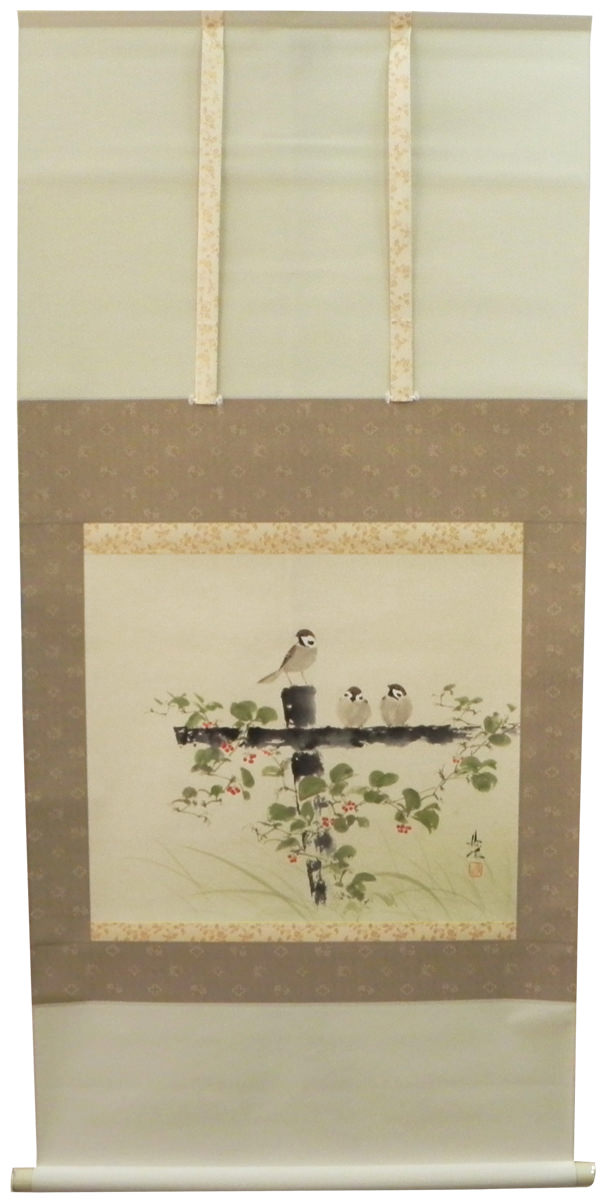 楽天市場】掛け軸 掛軸 金魚 鈴木 優莉 尺五立風鎮 防虫香 桐箱＜太巻