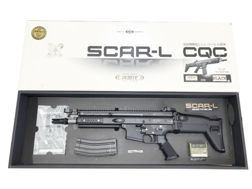 楽天市場】次世代電動ガン SCAR-L スカーL CQC ブラック【東京マルイ