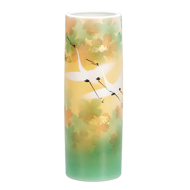 楽天市場】山本長左【宮内庁御用達】九谷焼8号八角花瓶 青華吉祥文