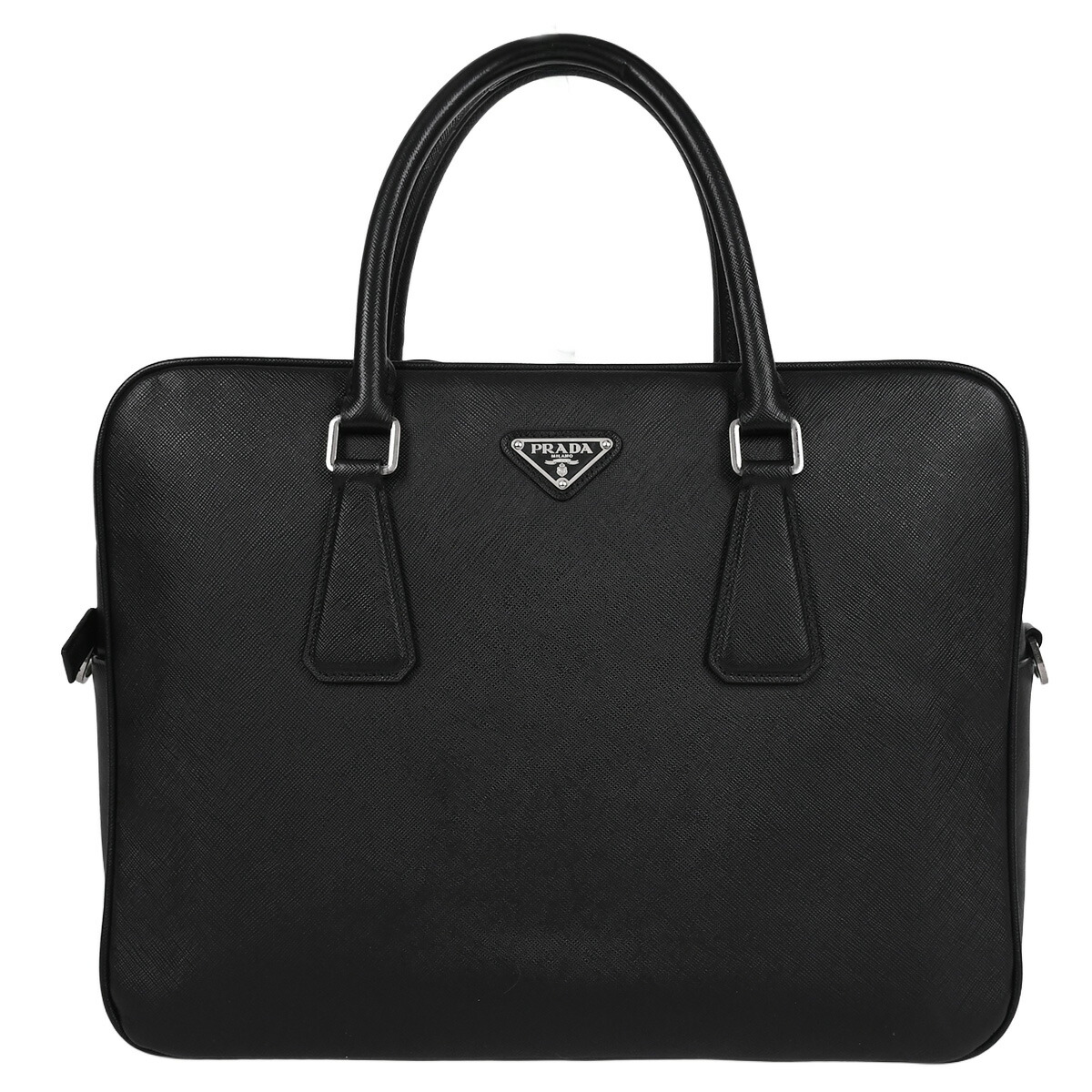 楽天市場】【未使用品】プラダ 【PRADA】 ブリーフケース テスート+