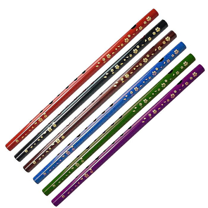 楽天市場】篠笛立平 唄物 7穴 4本調子 5本調子 人工煤竹拭漆 姿管 和