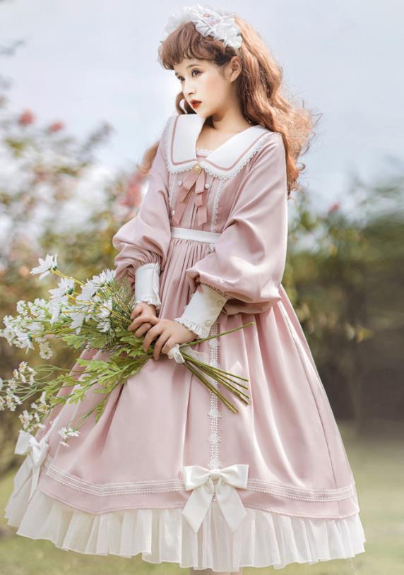 楽天市場】夏ピンクイチゴ柄可愛いJSKゴスロリワンピース ロリィタ