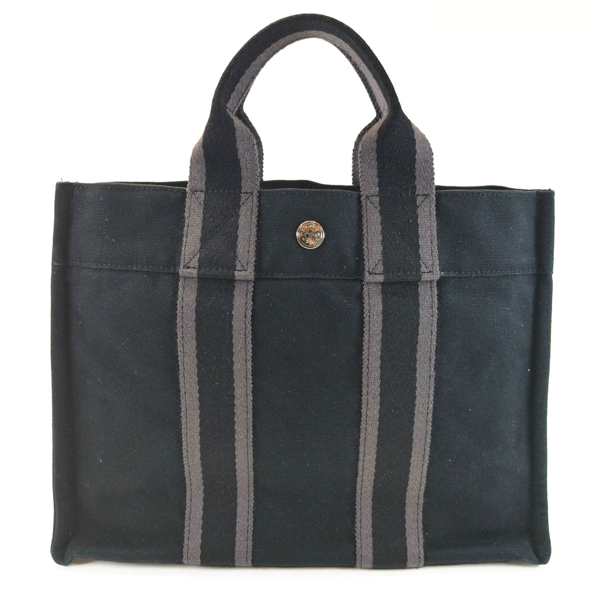 ケ*ウ様 【本物】エルメス トートバッグ フールトゥMM キャンバス 黒